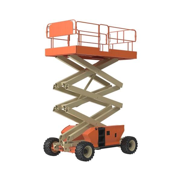 each scissor lift includes a maximum weight capacity that must not be surpassed for safe operation